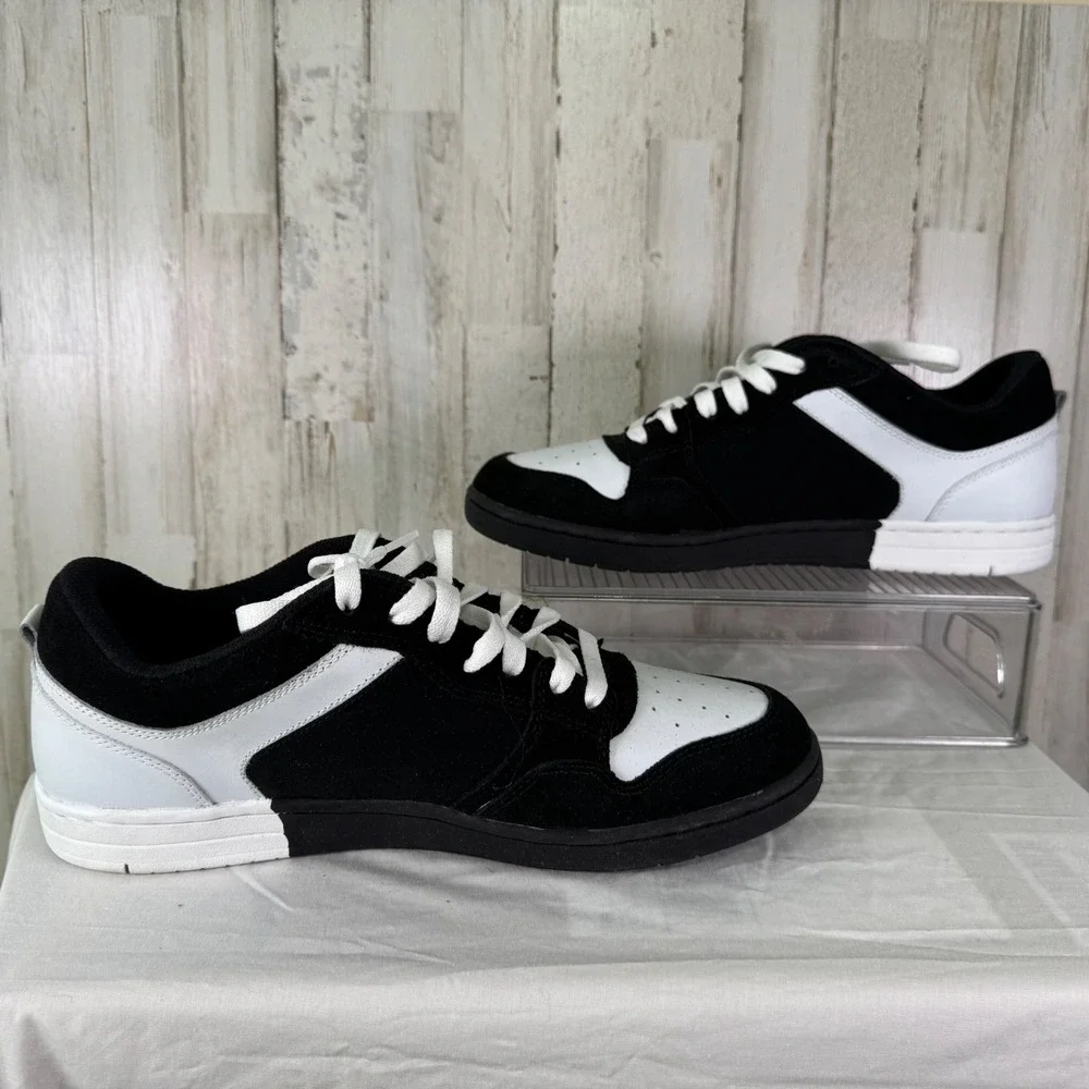 Vintage Lakai 11 Eric Koston One SP Skate Shoes Black White Chunky 2006 D3 Globe